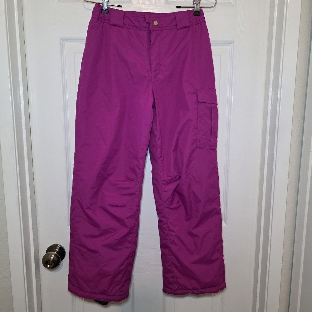White Sierra Insulated Snow Pants Pink Sz M